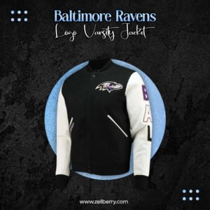 Baltimore Ravens Logo Varsity Jacket