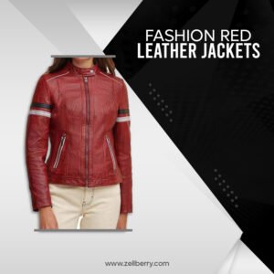 Fashion Red Leather Jackets