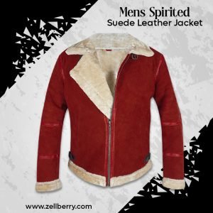 Mens Spirited Suede Leather Jacket