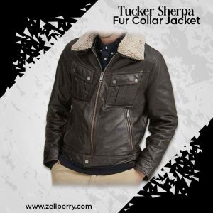 Tucker Sherpa Fur Collar Jacket