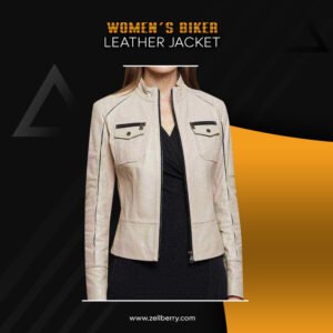 Women’s Biker Leather Jacket