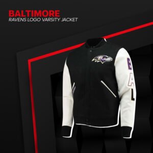 Baltimore Ravens Logo Varsity Jacket