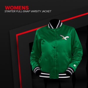 Women Starter Full-Snap Varsity Jacket