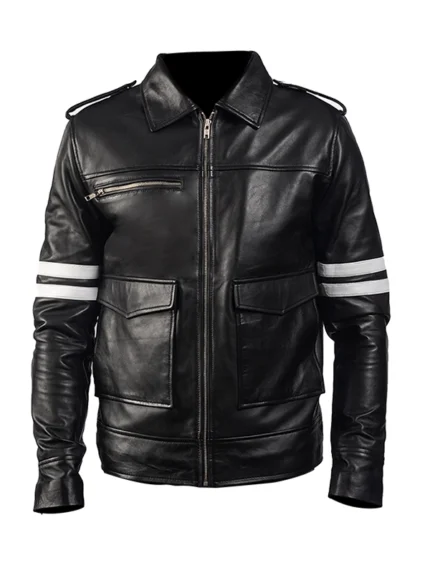 Black Leather Jacket Dragonhide