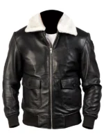 Airin G-1 Francis B-3 leather jacket front