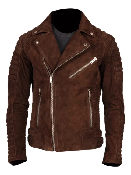 Armand-Mocha-Suede-Biker-Jacket-front