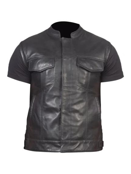 Atlas-Moto-Black-Leather-Vest-front