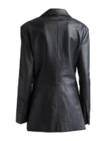 Jacquemus La Veste Tibau Asymmetric Leather Blazer _ Nordstrom back