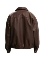 Rustic Rebel Bomber Faux Leather Jacket for Men