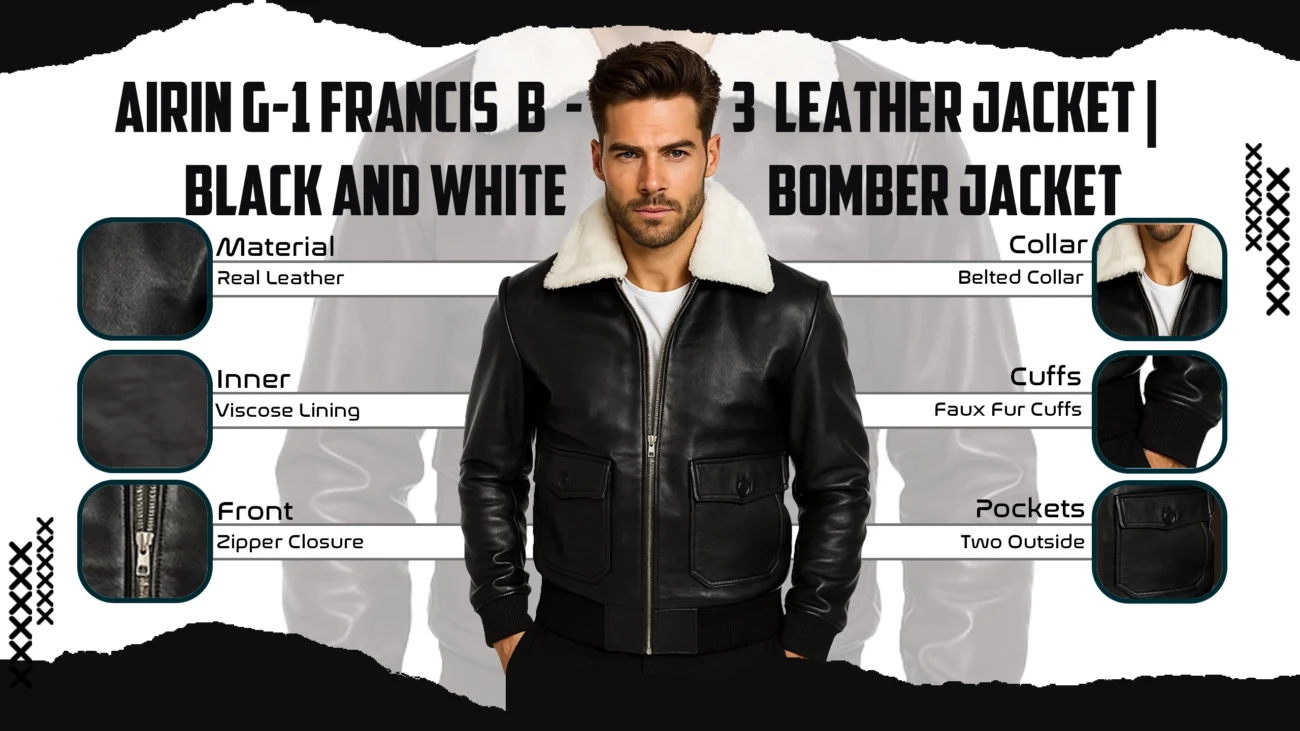 Airin G-1 Francis B-3 Leather Jacket